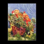 Elf Sleigh postcards