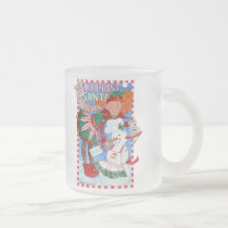 Elf & Snowman's Surprise for Santa mugs