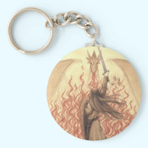 Elf vs Dragon keychains