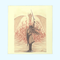 Elf vs Dragon notepads