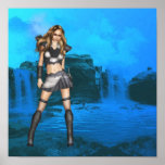 Elf Warrior Poster