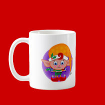 Elf with Bluebirds mugs
