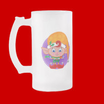 Elf with Bluebirds mugs