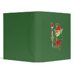 elf with giant paintbrush binder