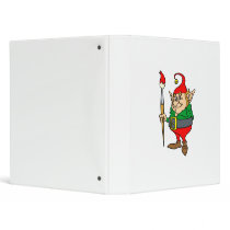 elf with giant paintbrush binder