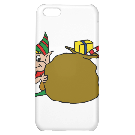 elf with giant toy bag iPhone 5C cases