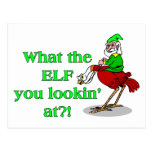 Elf You Lookin At postcards