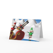 Elf's Sad Christmas cards
