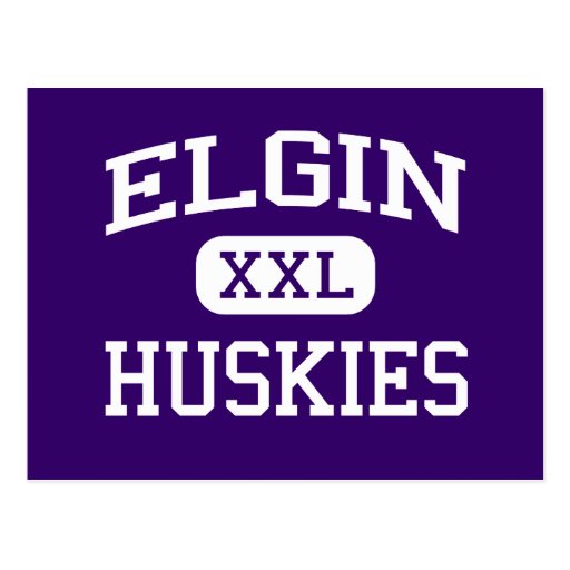Elgin Huskies Elgin High School Elgin Oregon Postcard Zazzle