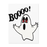 Eli, The Expressive Ghost With "Boooo!" Post Card