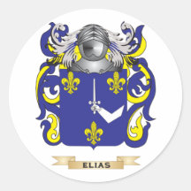 Elias Coat of Arms Stickers