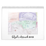 Elijah Townes Artwork 2012 Calendar