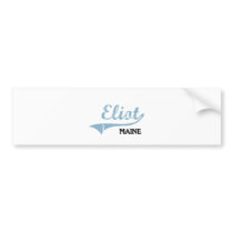 Eliot Maine City Classic Bumper Sticker
