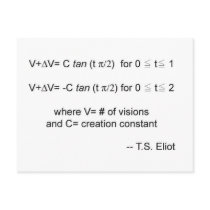 Eliot's Theorem Postcard