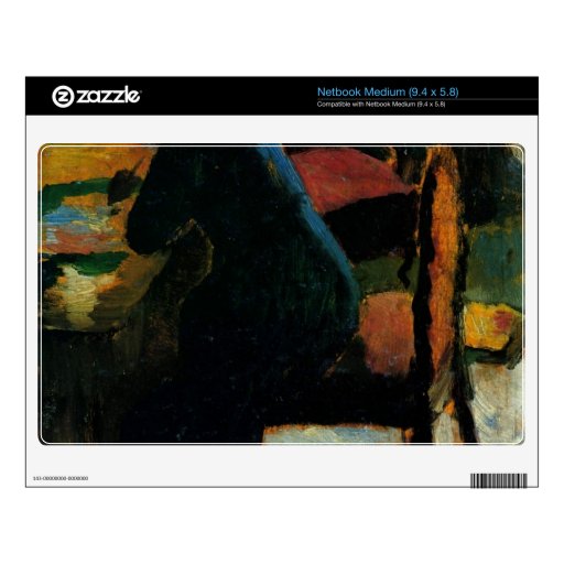 Elisabeth at the desk by August Macke Decal For Netbook