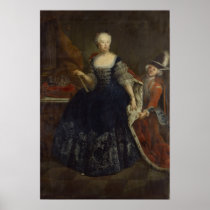 Elisabeth Christine von Braunschweig as Queen Print