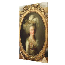 Elisabeth of France  called Madame Elisabeth Canvas Prints