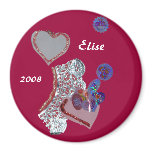 Elise's Art (Valentine) Refrigerator Magnets