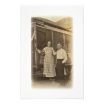 Elisha and Eva Meredith Photo Print