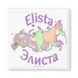 Elista Russia Fridge Magnet