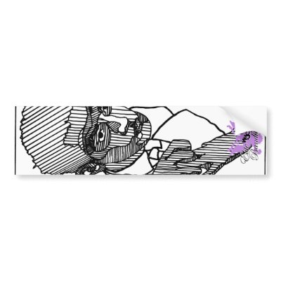 Elite Bandit Pin-Up Artist Series # 1 Bumper Stickers by Elite_Bandit