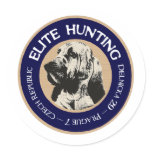Elite Hunting Hostel Round Stickers