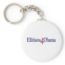 Elitists 4 Obama Keychain