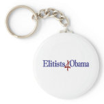 Elitists 4 Obama keychains