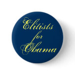 Elitists for Obama buttons