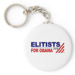 Elitists For Obama keychains