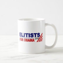 Elitists For Obama Mug