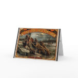 Eliza Pursued by Bloodhounds Retro Theater Greeting Cards