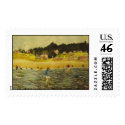 Elizabeth at the beach postage