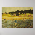 Elizabeth at the beach posters