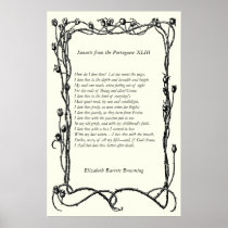 Elizabeth Barrett Browning - 42 Print