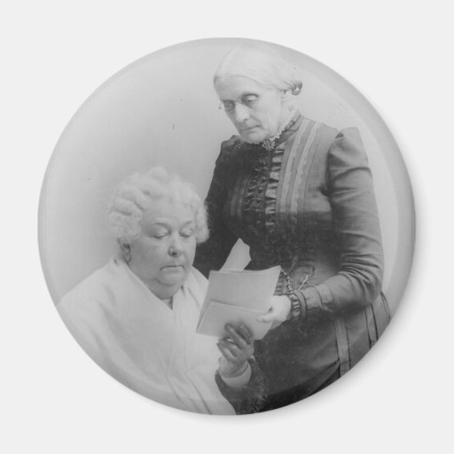 Elizabeth Cady Stanton and Susan B. Anthony Fridge Magnet