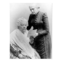 Elizabeth Cady Stanton and Susan B. Anthony Postcard