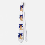 Elizabeth Gordon M T Ross Violet Flower Fairy Necktie