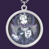 "Elizabeth" Gothic Victorian Angel Necklace