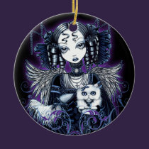 "Elizabeth" Gothic Victorian Angel Ornament