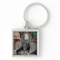 Elizabeth I, Armada Portrait, c.1588 Keychain