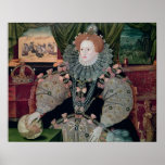 Elizabeth I, Armada Portrait, c.1588 Print