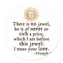 Elizabeth I "Golden Speech" Quote stickers by shakespeareshoppe Elizabeth I "Golden Speech" Quote stickers
