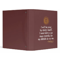 Elizabeth I Quote about Judgement binders
