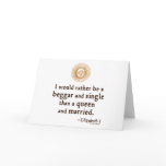 Elizabeth I Quote about Marriage Greeting Cards