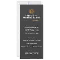 Elizabeth I Quote on Beheading Invitations