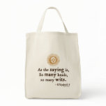 Elizabeth I Quote on Wits bags