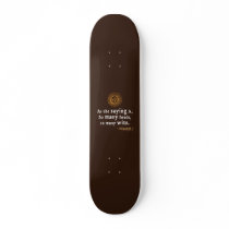 Elizabeth I Quote on Wits Skateboard Deck