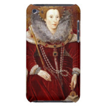 Elizabeth I Red Robes Barely There iPod Cases