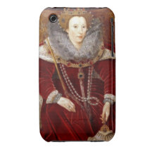 Elizabeth I Red Robes iPhone 3 Covers
